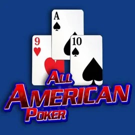 All American Poker online game logo by RTG (Reel Time Gaming) on wildsrobin.gr