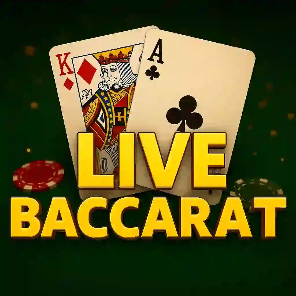 Live Baccarat logo by Evolution Wild Robin Casino
