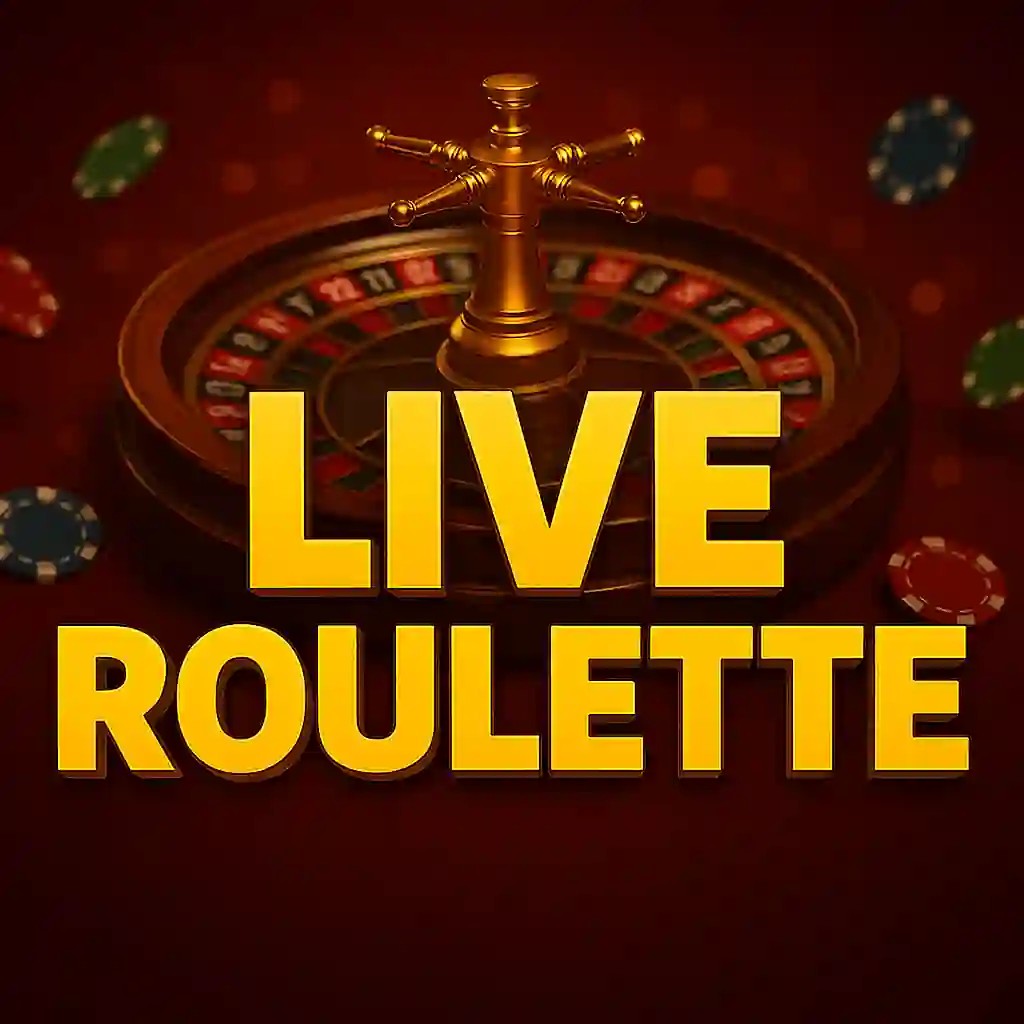 Live Roulette slot logo by Evolution at Wild Robin Casino