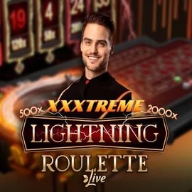 XXXtreme Lightning Roulette slot logo by Evolution at Wild Robin Casino